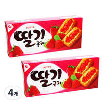 딸기쿠키, 230g, 4개