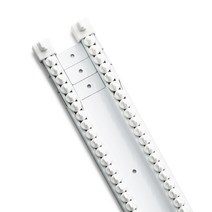 윈도우드레스 길이조절식 이중커튼레일 10자, 화이트