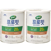 셀렉스 프로핏 웨이프로틴 파우더 초콜릿, 627g, 2통