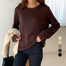탱커스 여성용 기본 라운드넥 티셔츠