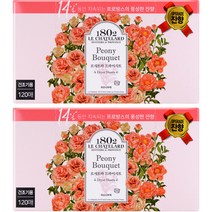 르샤트라1802 건조기용 드라이시트 섬유유연제 피오니부케 본품 120매, 2개