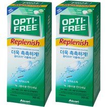 옵티프리 리플레니시 렌즈 세정액, 300ml, 2개