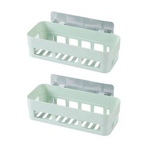 더자카 접착식 다용도 정리수납함, Y221LBBS010, 2개입