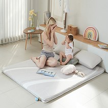 슬리 자연주의 에어코일 토퍼 매트리스 모던 겉커버