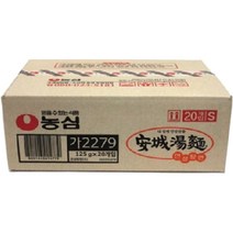 농심 안성탕면 125g, 20개입