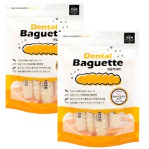 코코브라운 덴탈바게트 강아지껌 200g, 2개, 피부 앤 알러지