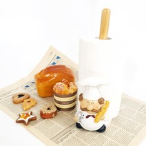 컨츄리아이템 구스토 바게트 모양 키친페이퍼 홀더, 혼합색상, 1개