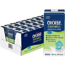 하이뮨 프로틴 밸런스 저당 음료, 24개, 190ml