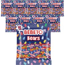 베베토 미니 베어 젤리, 100g, 10개