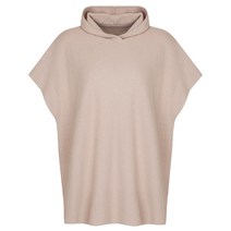 샤트렌 후드 판초 니트 베스트 HC0WSW203