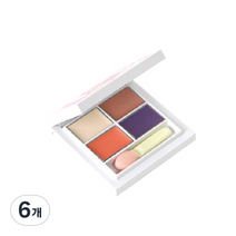 리틀블링 시크릿쥬쥬화장품 별의여신 메이크업 아이팔레트, 허니밀크, 퍼스트댄스, 베이비코랄, 나팔꽃, 6개