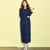 클릭앤미 아모르 면 롱 원피스