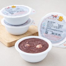 짱죽 웰빙죽 쌀눈 새알단팥죽, 200g, 4개