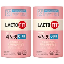 락토핏 이브 유산균 60p, 120g, 2개