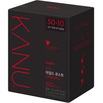 맥심 카누 마일드 로스트 아메리카노, 60개입, 1개
