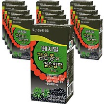 베지밀 검은콩과 검은참깨 두유, 190ml, 16개
