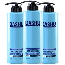 다슈 데일리 안티헤어로스 단백질 트리트먼트, 500ml, 3개