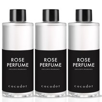 코코도르 디퓨저 리필액, 로즈퍼퓸, 3개, 200ml