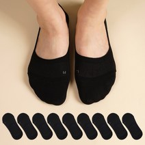 삭스팝 여성용 벗겨지지 않는 3D입체 NO빵꾸 페이크삭스 양말 10켤레