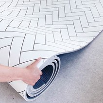 아이끌레 셀프간편 시공 놀이방 롤매트, 화이트헤링본