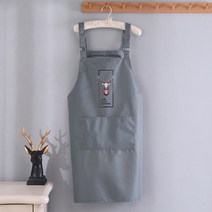 미화부장 길이 조절 PVC 주방 방수 앞치마, 02 블루, 1개