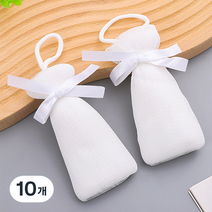 뷰티마마 이중망 4겹 버블 비누 거품망 고급형, 10개, 화이트