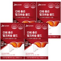 중외제약 간에좋은 밀크씨슬, 30정, 4개