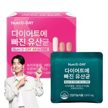 뉴트리디데이 다이어트에 빠진 유산균 14포, 21g, 1개