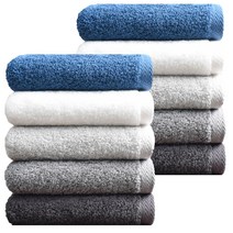 타월리스트 포르테 호텔 수건 200g 40수 코마사, 밀크화이트, 챠콜, 딥그레이, 모던그레이, 코랄블루, 10개