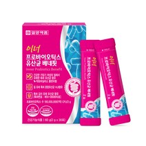 일양약품 이너 프로바이오틱스 유산균 베네핏 30p, 60g, 1개