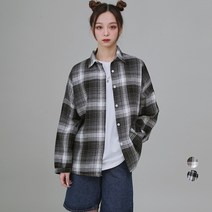 어썸어라운드 여성용 체크 셔츠