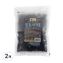 청그루 불릴 필요없는 발효 서리태, 500g, 2개