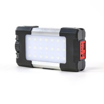 코멧 아웃도어 캠핑 충전식 LED 다이얼 랜턴 겸 보조배터리 5100mAh, 1개