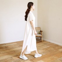 비나인 몰피 핀탁 반팔 원피스