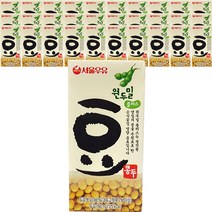 서울우유 원두밀 플러스 두유, 190ml, 48개