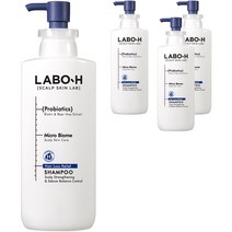 라보에이치 탈모증상완화 노세범 샴푸, 4개, 400ml