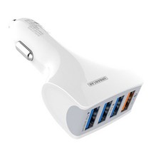 어반카 차량용품 USB 4구 고속충전기, BK352, 화이트