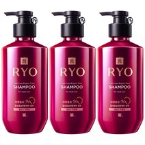 려 자양윤모 9EX 탈모증상전문케어 힘없는 모발용 샴푸, 3개, 400ml