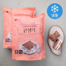 창억떡 팥설기 10입 (냉동), 500g, 2팩