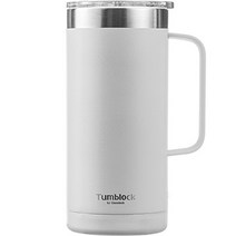 텀블락 글라스락 플레인 머그 텀블러, 500ml, 그레이