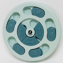 펫트롱 스핀 토이 강아지 노즈 워크 퍼즐 원형, 블루, 1개