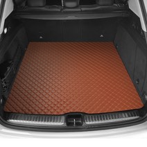 지엠지모터스 퀼팅 가죽 트렁크매트 풀세트, 벤츠 SUV GLE 300D (W166) (2016년 ~ 2019년), 브라운