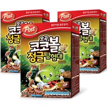 포스트 오곡 코코볼 정글탐험대 시리얼, 550g, 3개