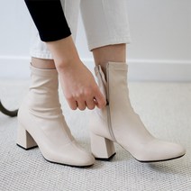 르본디 수제 스웨이드 삭스앵글부츠 7cm