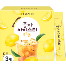 티젠 홍차 아이스티 레몬, 5g, 50개입, 3개