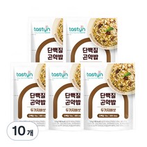 종근당건강 테이스틴 단백질 곤약밥 두 가지 버섯, 150g, 10개