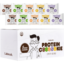 랩노쉬 단백쿠키 믹스 40g x 5종 x 2p 세트, 1세트