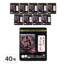 명인육포 임화자의 소고기 육포, 15g, 40개