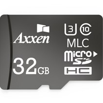 [hdvideobalun] 액센 블랙박스용 MSD Black MLC U3 Class10 마이크로 SD 카드, 32GB