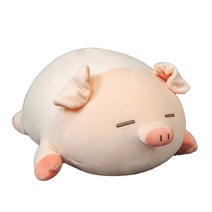 네이처타임즈 안고자는 실눈 돼지 인형, 혼합색상, 60cm